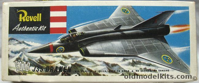 Revell 1/72 Saab J-35 Draken 'S' Issue, H189 plastic model kit